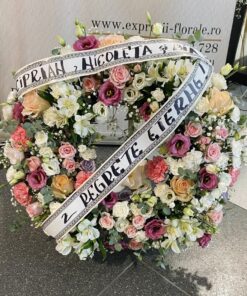 Coroana mortuara rotunda 20