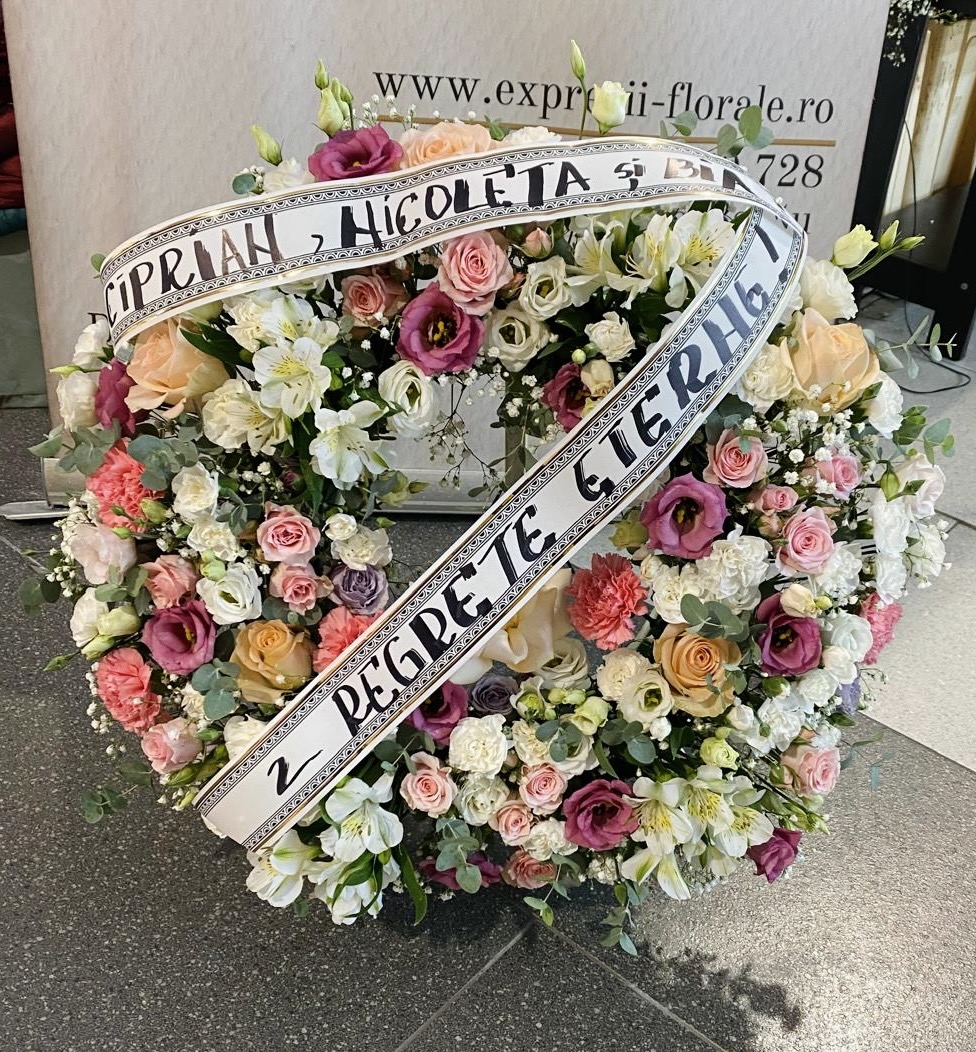 Coroana mortuara rotunda 20